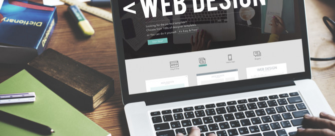 Website being successfully designed by expert